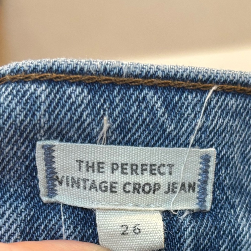 MADEWELL The Perfect Vintage Crop Jeans with Raw Hem - Picture 10 of 11